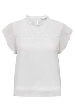 Only Camisas E Blusas-Blusa Manga Curta Plumetti