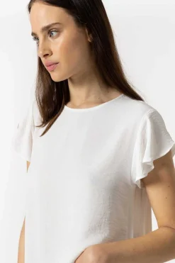 Tiffosi Camisas E Blusas-Blusa Plissada Nas Costas