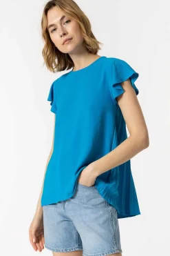 Tiffosi Camisas E Blusas-Blusa Plissada Nas Costas