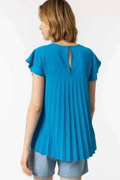 Tiffosi Camisas E Blusas-Blusa Plissada Nas Costas