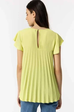 Tiffosi Camisas E Blusas-Blusa Plissada Nas Costas