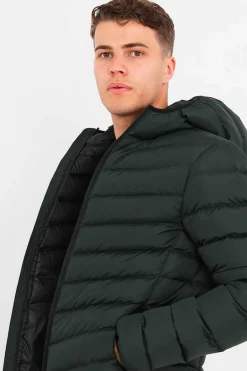 Brave Soul Blusao Acolchoado Com Capuz Cinza Sale