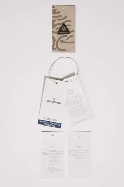 Springfield Blusao Acolchoado Combinado Capuz Azulado Sale