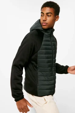 Springfield Blusao Acolchoado Combinado Capuz Violeta Best