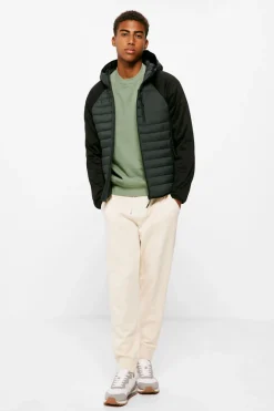 Springfield Blusao Acolchoado Combinado Capuz Violeta Best