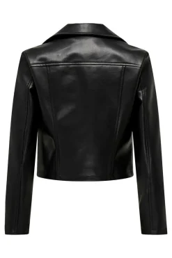 JDY Blusoes E Casacos-Blusao Biker Efeito Pele