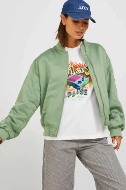 Jack & Jones Blusoes E Casacos-Blusao Bomber Acetinado