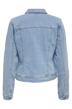 Only Blusoes E Casacos-Blusao De Ganga Bolsos