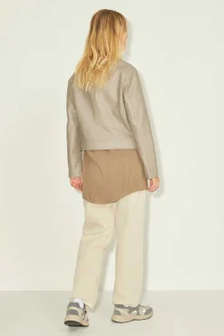 Jack & Jones Blusoes E Casacos-Blusao De Mulher De Couro