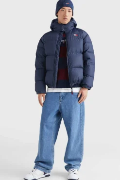 Tommy Jeans Blusao De Penas De Homem Alaska . Marinho