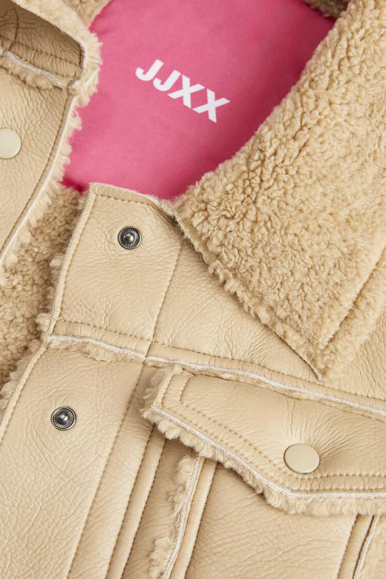 Jack & Jones Blusoes E Casacos-Blusao De Polipele Com Borrego