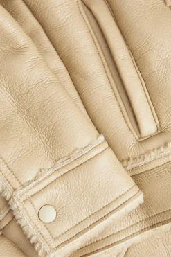 Jack & Jones Blusoes E Casacos-Blusao De Polipele Com Borrego