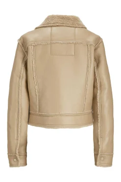 Jack & Jones Blusoes E Casacos-Blusao De Polipele Com Borrego