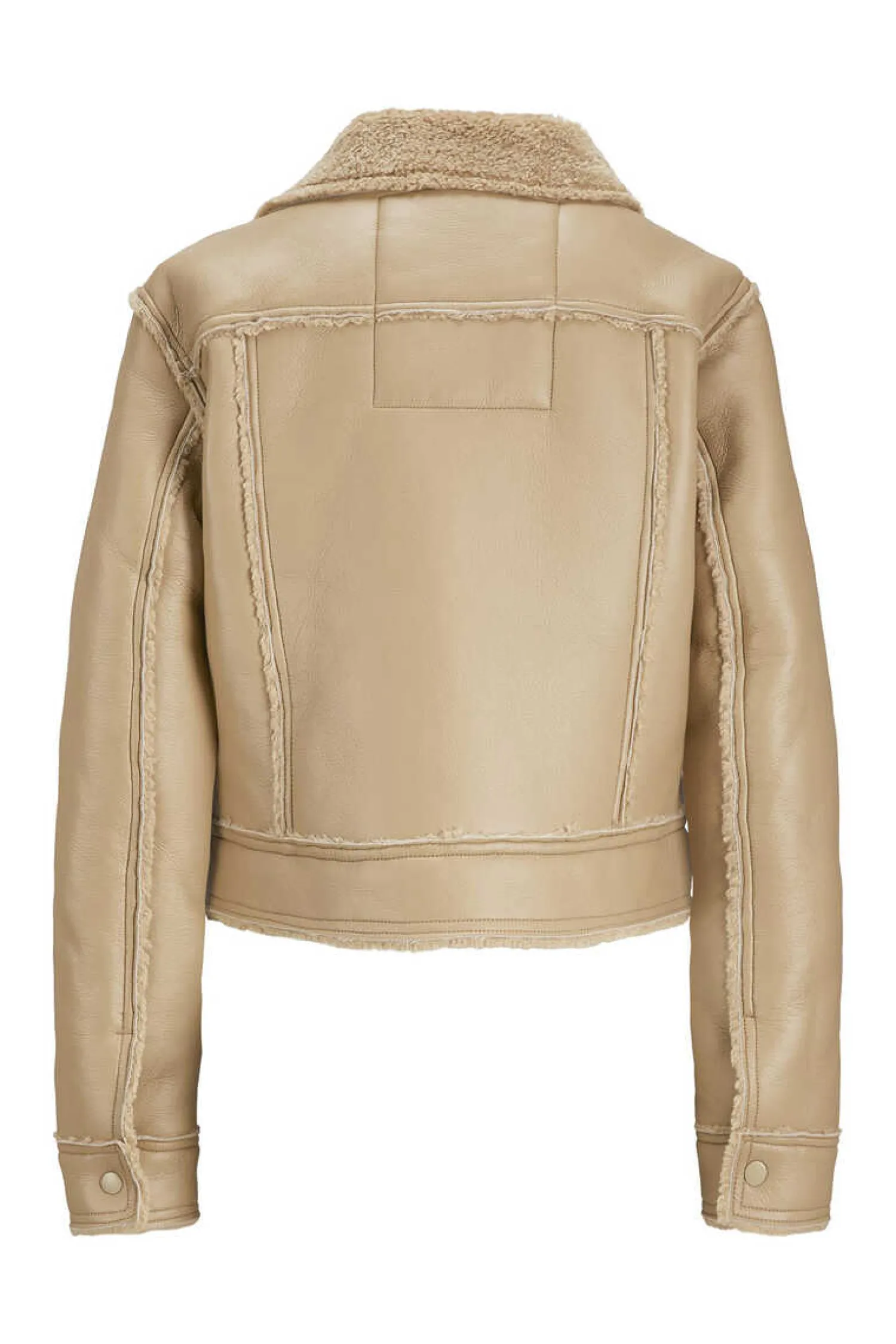 Jack & Jones Blusoes E Casacos-Blusao De Polipele Com Borrego