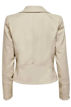 Only Blusoes E Casacos-Blusao De Polipele Estilo Biker