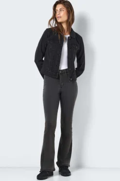 Noisy May Blusoes E Casacos-Blusao Denim Ajustado