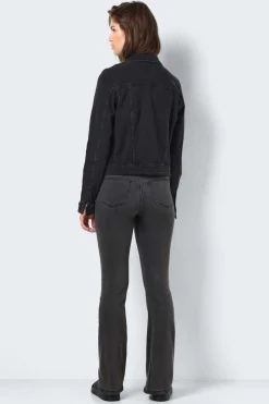 Noisy May Blusoes E Casacos-Blusao Denim Ajustado