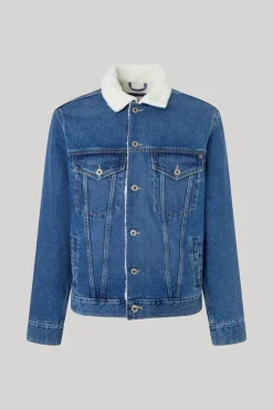 Pepe Jeans Blusao Denim La Azulado Sale