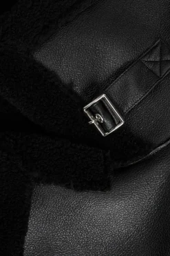 Jack & Jones Blusoes E Casacos-Blusao Estilo Aviador De Mulher Tipo Borrego