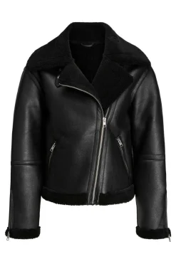 Jack & Jones Blusoes E Casacos-Blusao Estilo Aviador De Mulher Tipo Borrego