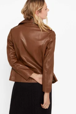 Cortefiel Blusoes E Casacos-Blusao Pele Biker