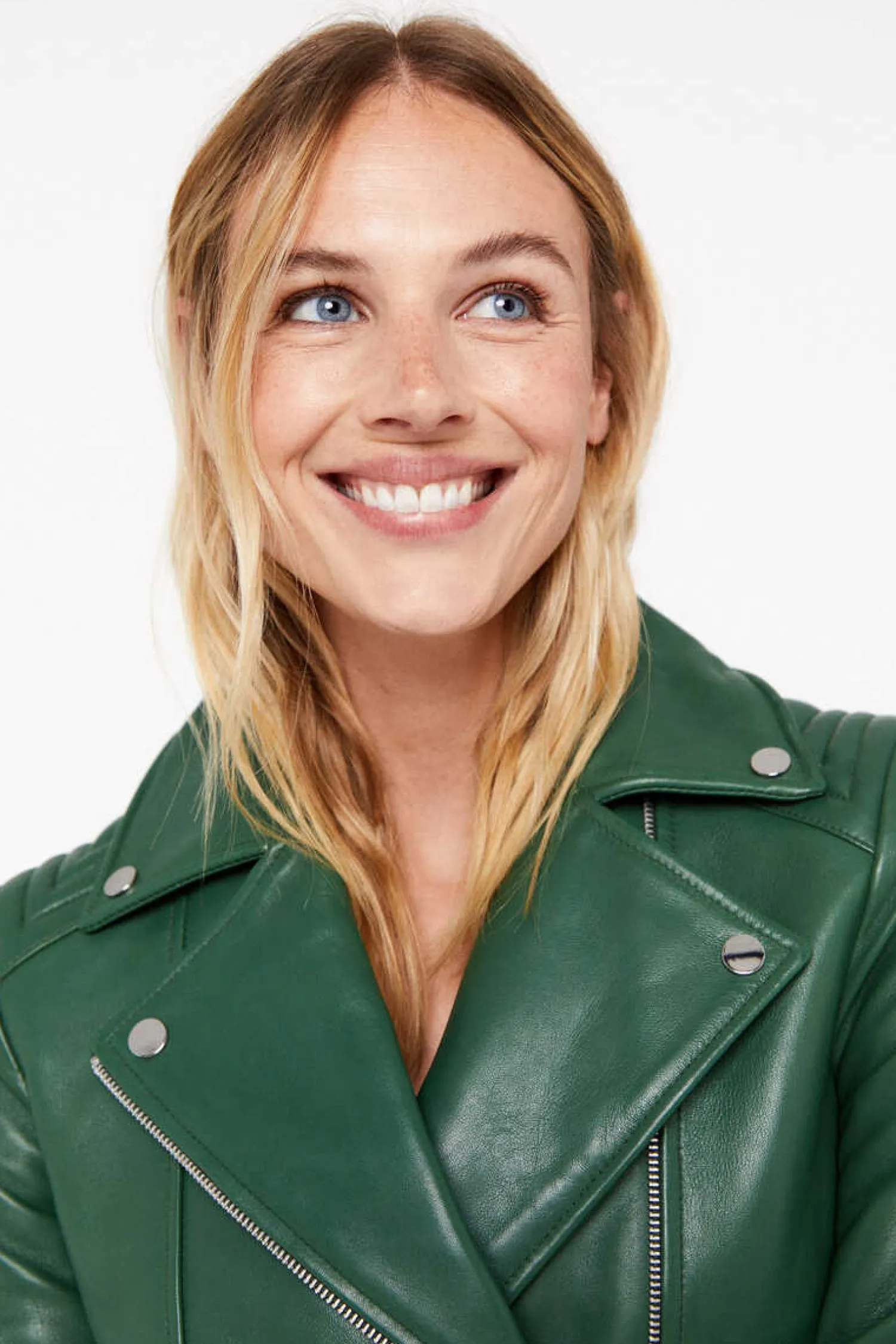 Cortefiel Blusoes E Casacos-Blusao Pele Biker