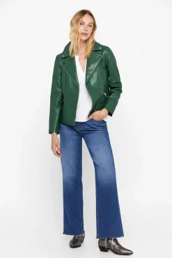 Cortefiel Blusoes E Casacos-Blusao Pele Biker