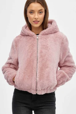 Inside Blusoes E Casacos-Blusao Pelo Com Capuz
