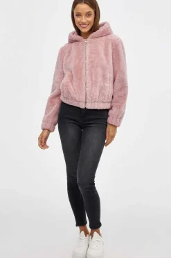 Inside Blusoes E Casacos-Blusao Pelo Com Capuz