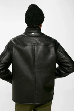 Springfield Blusao Perfeito Dupla Face Preto Discount