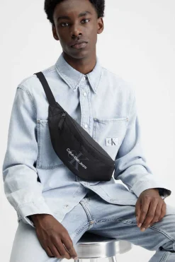 Calvin Klein Bolsa De Cintura Logo Ck Preto Sale