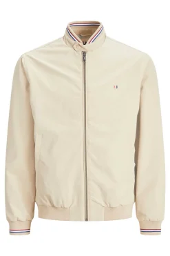 Jack & Jones Bomber Detalhe Bordado Castanho Clearance