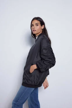 Slowlove Blusoes E Casacos-Bomber Oversize