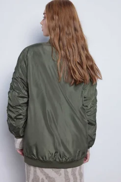 Slowlove Blusoes E Casacos-Bomber Oversize