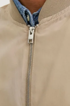 Jack & Jones Bomber Repelente A Agua Beige Discount
