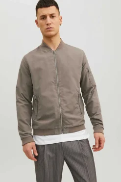 Jack & Jones Bomber Repelente A Agua Cinza Online