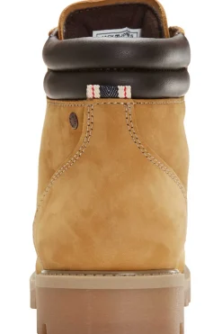 Jack & Jones Bota Montanhista De Nobuck Com Cordoes Banana Outlet