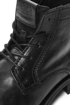 Jack & Jones Bota Pele Sola Track Preto New