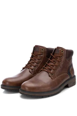 Xti Botim De Homem Camel Castanho Discount