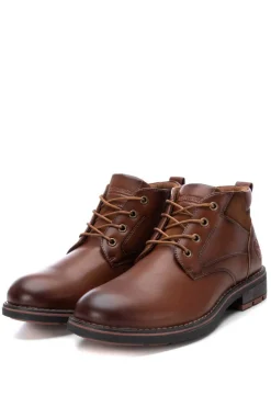 Xti Botim De Homem Camel Castanho New