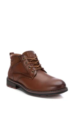 Xti Botim De Homem Camel Castanho New