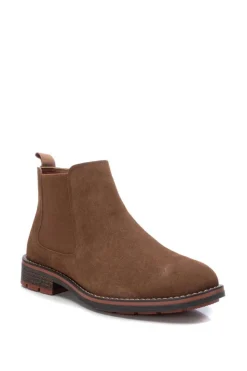 Xti Botim De Homem Em Croute Em Camel Sale