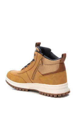 Xti Botim De Homem Em Preto Torrado