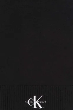 Calvin Klein Cachecol De Malha Ck Preto Sale