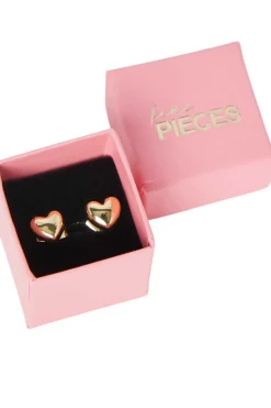 Pieces Bijuteria-Caixa De Brincos Em Forma De Coracao.