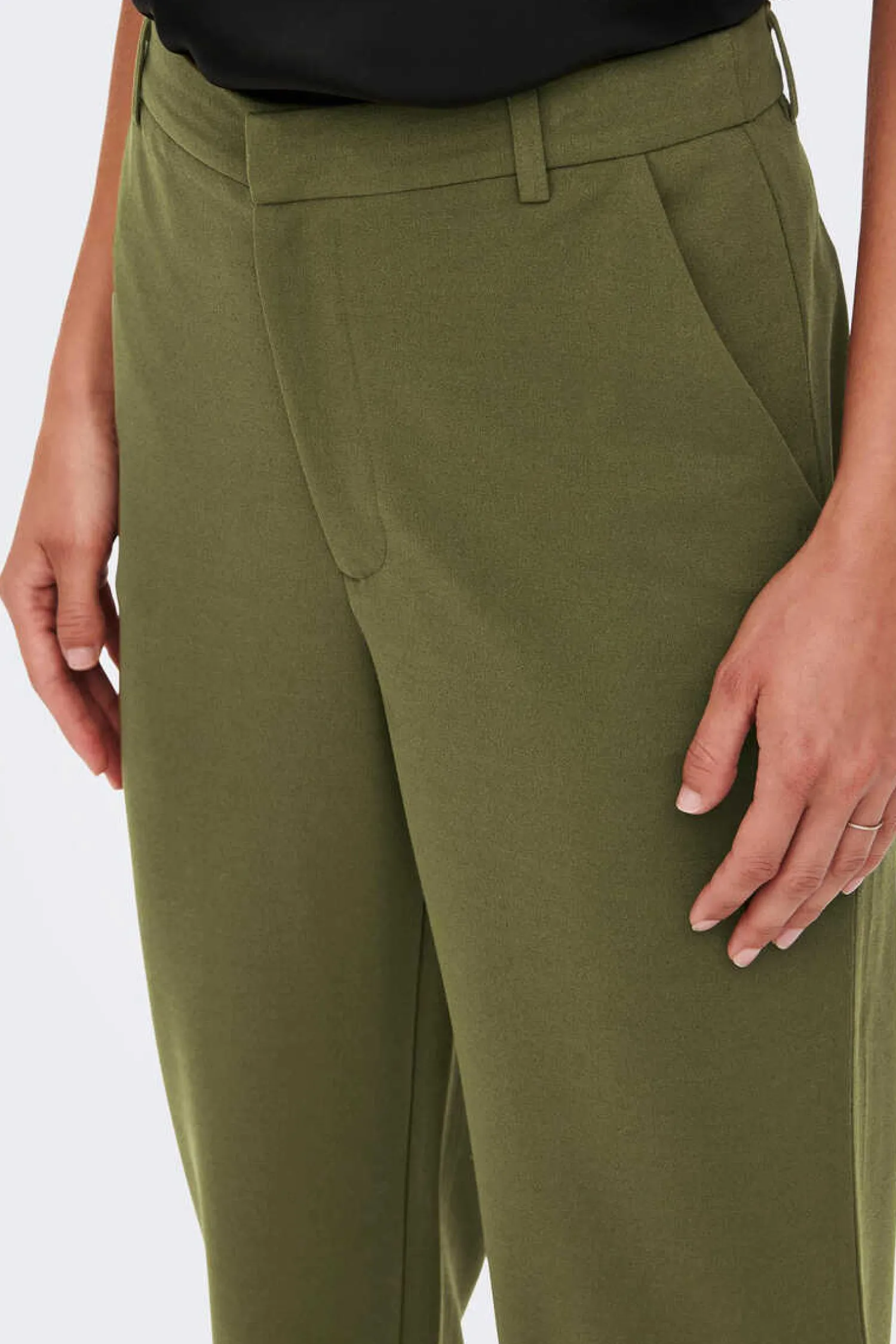 JDY Calcas-Calca Corte Reto De Cintura Media