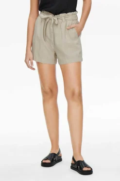 JDY Calcas-Calca Curta De Linho