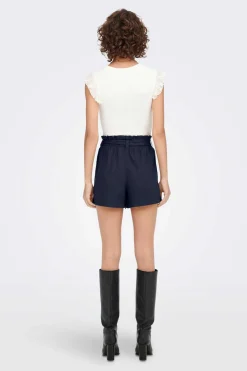 JDY Calcas-Calca Curta De Linho