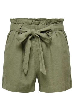 JDY Calcas-Calca Curta De Linho