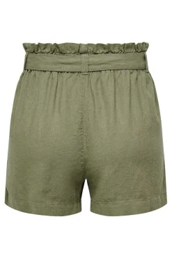 JDY Calcas-Calca Curta De Linho